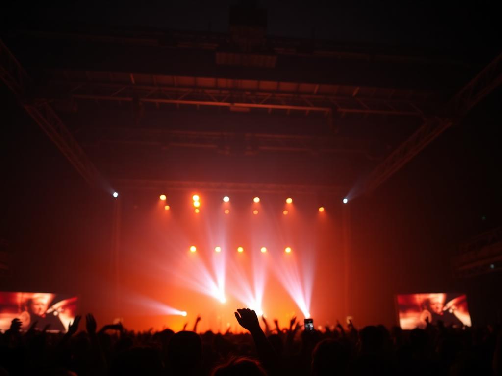 Crowd at a live concert in Miami